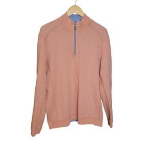 Tommy Bahama Flipshore Half Zip Reversable Mens Sweatshirt Size Medium